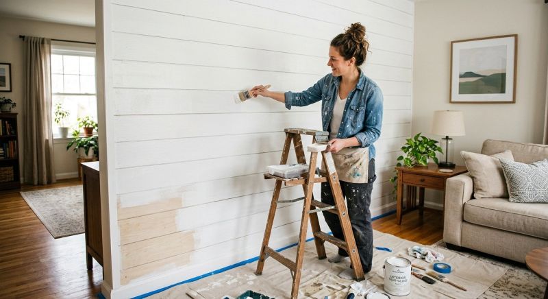 Textured Wall Painting in Wilmington, NC