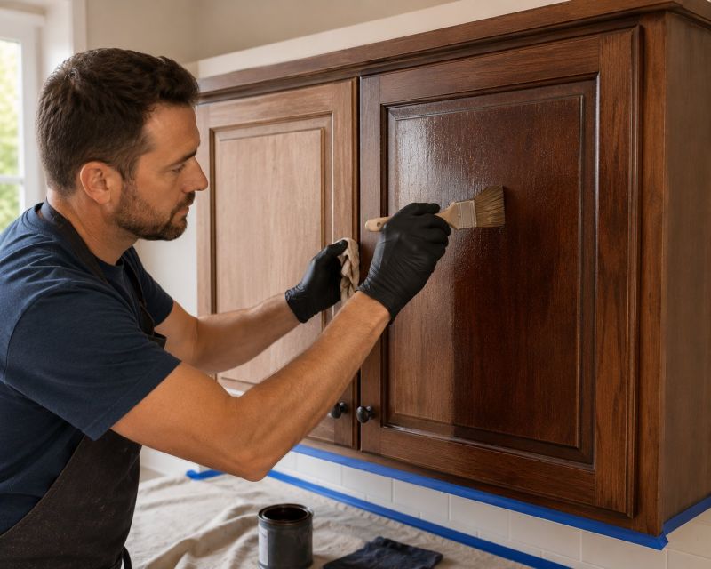 Wood Cabinet Refinishing in Indianapolis, IN